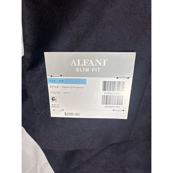 Alfani Mens Slim Fit Suit Separate Two-Button Blazer, NWT, 40R - Picture 7 of 8